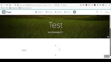 How to create an Adobe Spark Page