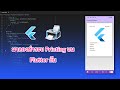 มาลองทำระบบ Printing บน Flutter กัน สำหรับการปริ้นบนแอพมือถือ
