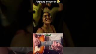 Airplane mode on, brain mode off 🥴#guitar #relatable #babyshorts ​