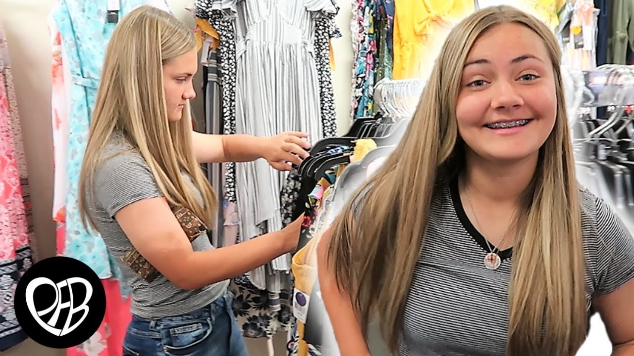 Ashlynn’s DRESS SHOPPING for her FIRST SCHOOL DANCE | PHILLIPS FamBam Vlogs