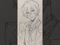 久々すぎて、絵柄を忘れました#文スト太宰治 #文スト中原中也 #bungoustraydogs #