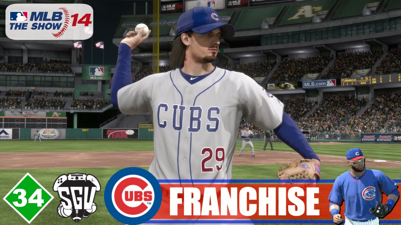 MLB 14: The Show (PS4) Chicago Cubs Franchise - EP34 (World Series vs A's Game 2)