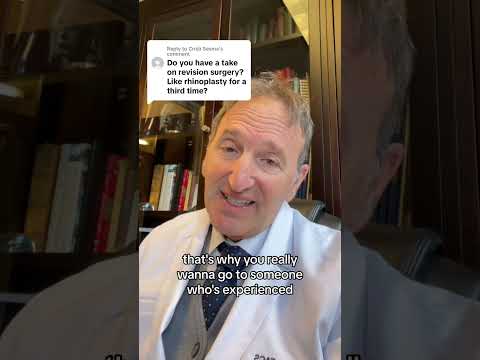 Video thumbnail: Someone wants a THIRD rhinoplasty? #nosejob #revisionrhinoplasty  #plasticsurgery · Dr Steven Dayan, MD, FACS - Facial Plastic Surgeon