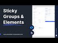 How to make Sticky Groups in Bubble.io? | Bubble.io tutorials