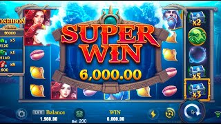 POSEIDON BRINGS LUCK: FANTASTIC BIG WIN IN JILI POSEIDON! 🌊💰