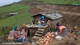 Remote Himalayan Village Life in Nepal | Organic Food & Traditional Lifestyle
