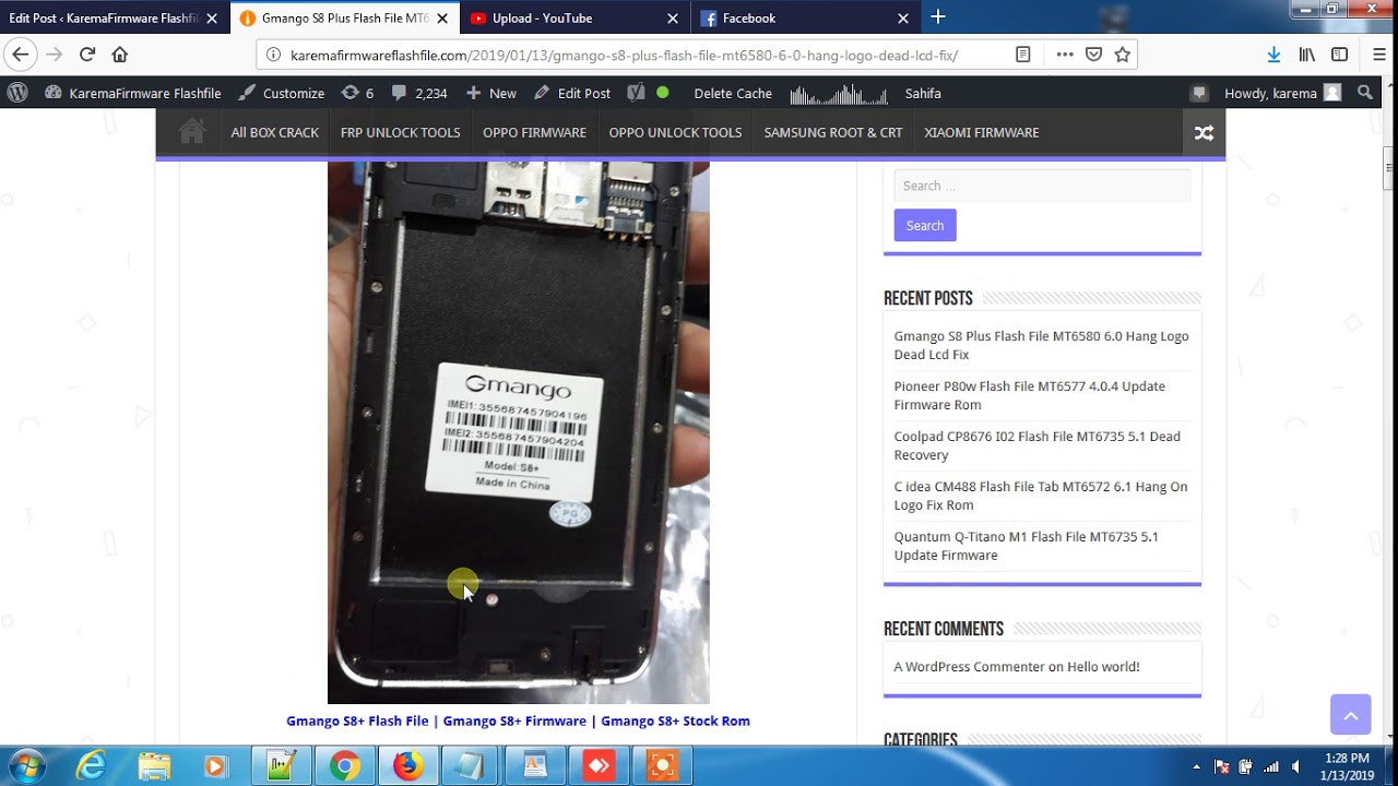 Gmango S8 Plus Flash File MT6580 6 0 Hang Logo Dead Lcd Fix