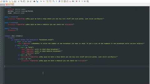 [English] Minecraft auto broadcast skript part 2