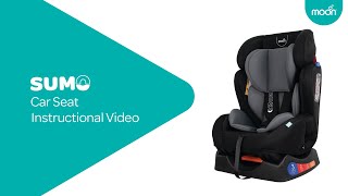 The Moon Brand Sumo Car Seat - Instructional Guide Profile