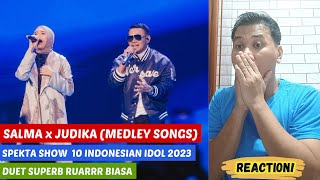 Salma & Judika - Medley Songs (Spekta Show 10 Indonesian Idol 2023 | DeADSReaction