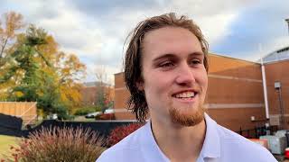 Iowa QB Jackson Stratton talks about making the move from scout team to starting QB after Maryland