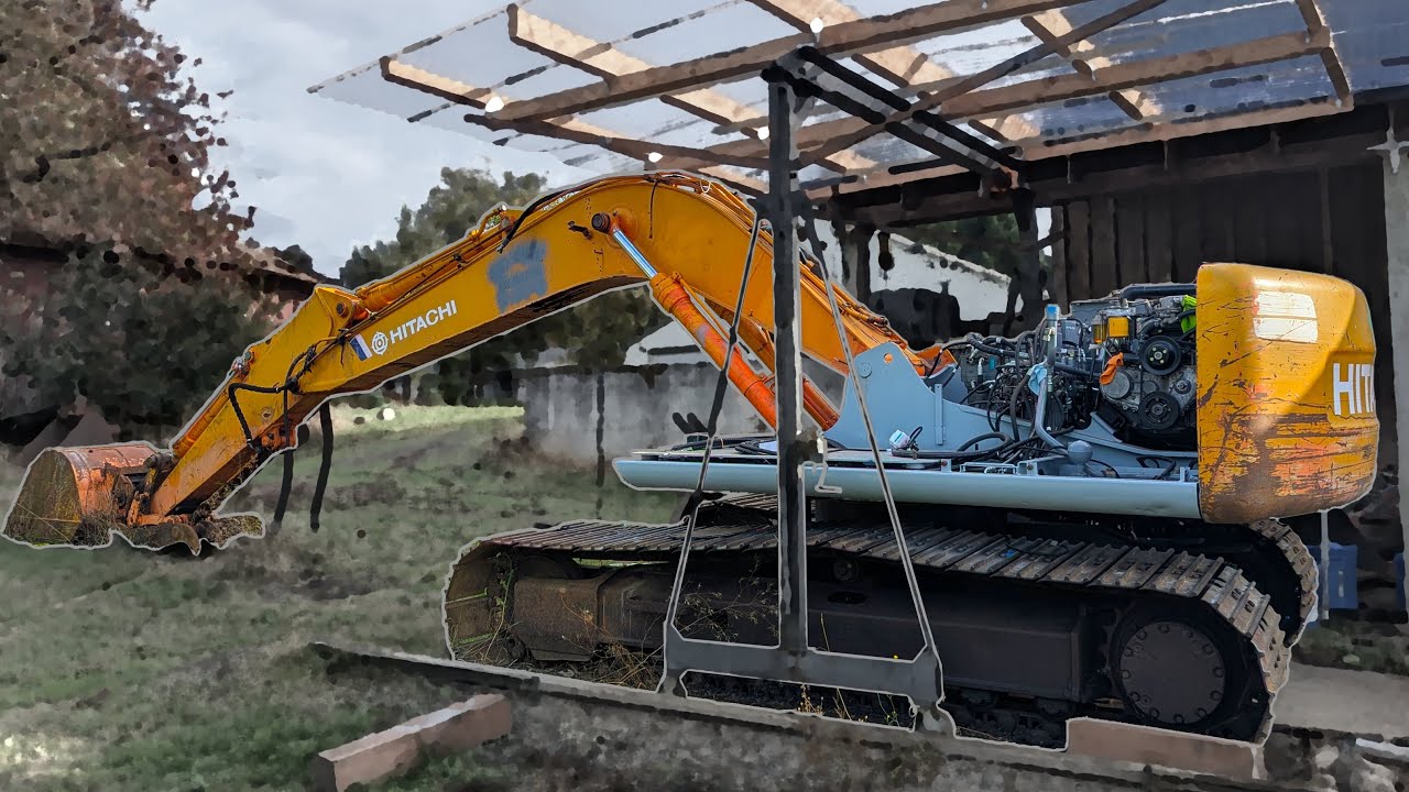 Восстановление экскаватора: бесконечные проблемы с гидравликой (Hitachi EX120-2)