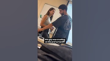 He literally FLIRTED with our professor 😱 #crush #flirting #codingschool #programming #engineers