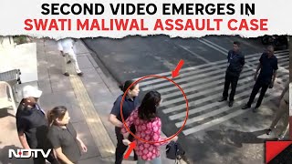 Swati Maliwal CCTV Video | New CCTV Footage Shows Swati Maliwal Walking Out Of Kejriwal's Home