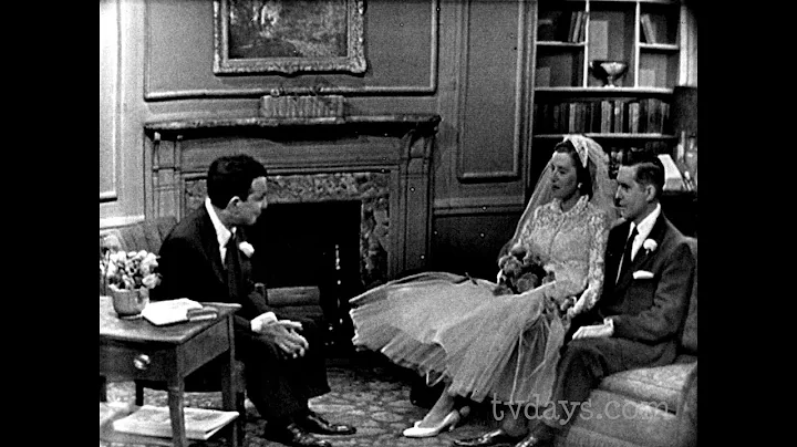 Bride and Groom "Live" Day Time TV 1954