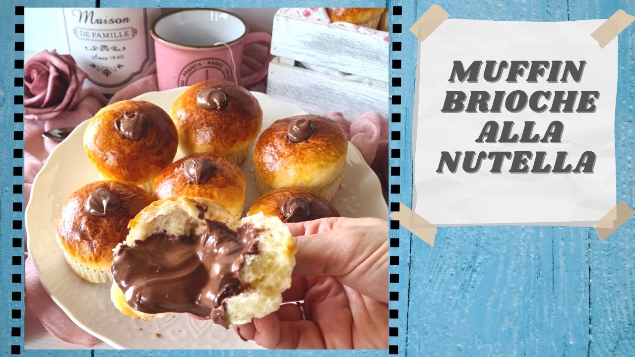 BRIOCHE ALLA NUTELLA | Brioches sofficissime ripiene di Nutella