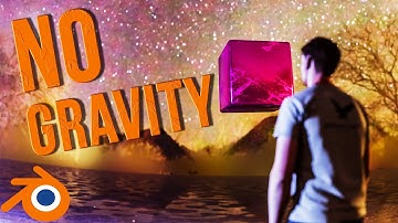 How to do turn off Gravity in BLENDER - Tutorial