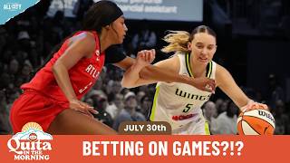 WNBA delete viral social media post, Alisha Gray shines in the 4th, AT wins it for Merc screenshot 5