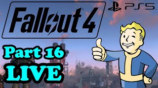 Let's Play Fallout 4 LIVE Playthrough Part 16 - Fallout 4 LIVE PS5