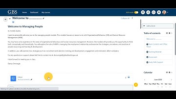 How to edit a module content