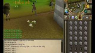 Runescape-Runecrafting death runes(abbys)