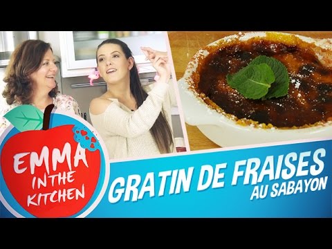 Gratin de Fraises au sabayon 🍓
