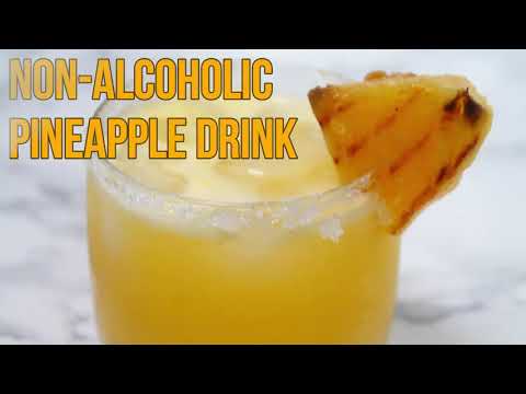 Non-Alcoholic Tropical Pineapple Drink