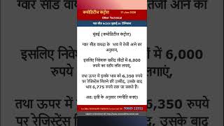 NCDEX OTHERS :  ग्वार गम और ग्वार सीड – आज के प्रमुख टेक्निकल लेवल्स 17 Jun  2026