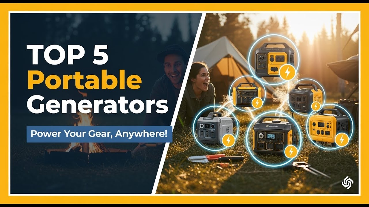 TOP 5 Best Portable Generator And Power Stations 2026