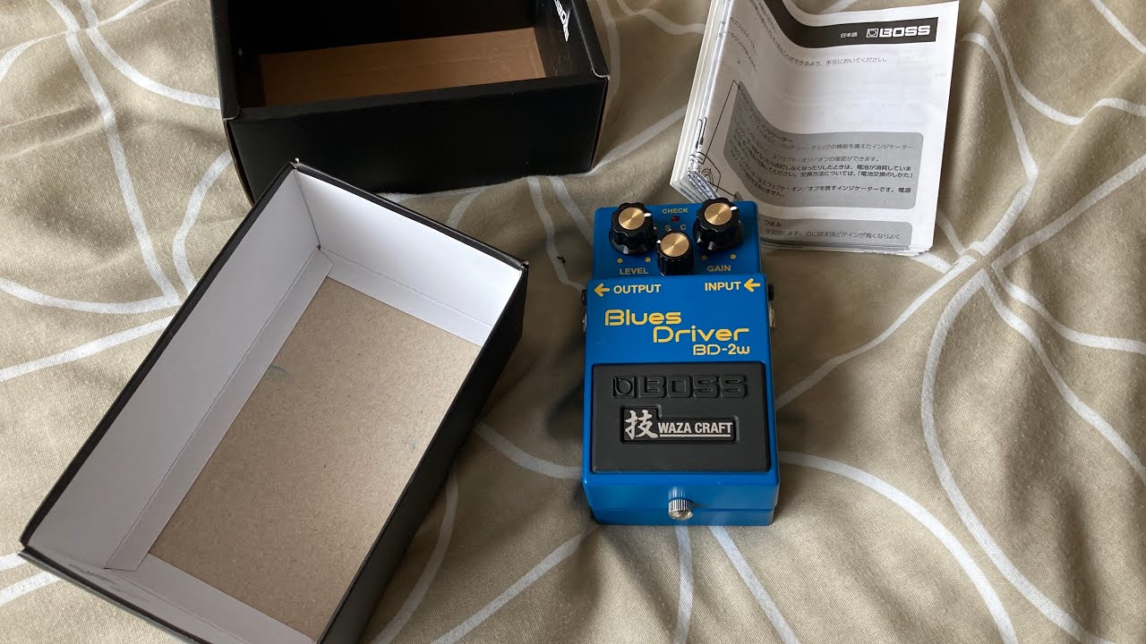 boss blues driver waza review
