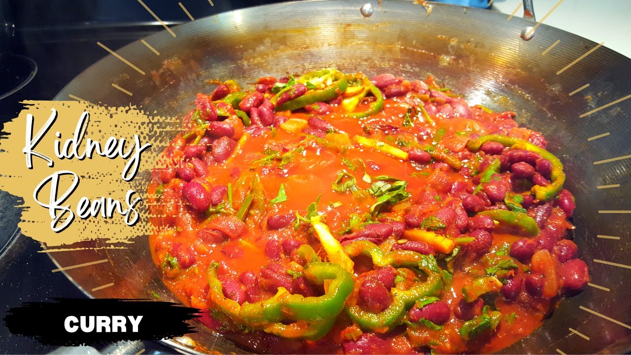 Afghan Kidney Bean Curry Cooking for beginners Simple and super
