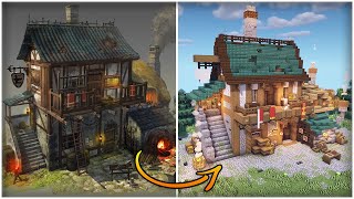 How to BUILD a House in MINECRAFT using Concept Art!!!