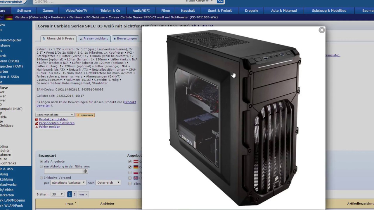 500 Euro Gaming-PC [März 2017]/AUTTG - YouTube