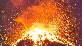 Shockwave from Volcanic Eruption Shakes Camera - Fuego (June 16, 2026)