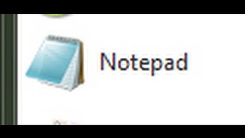 Notepad এর ব্যাবহার
