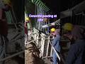 concrete pouring at site 🏗️😔 #construction #civilengineering #ytshorts #shorts