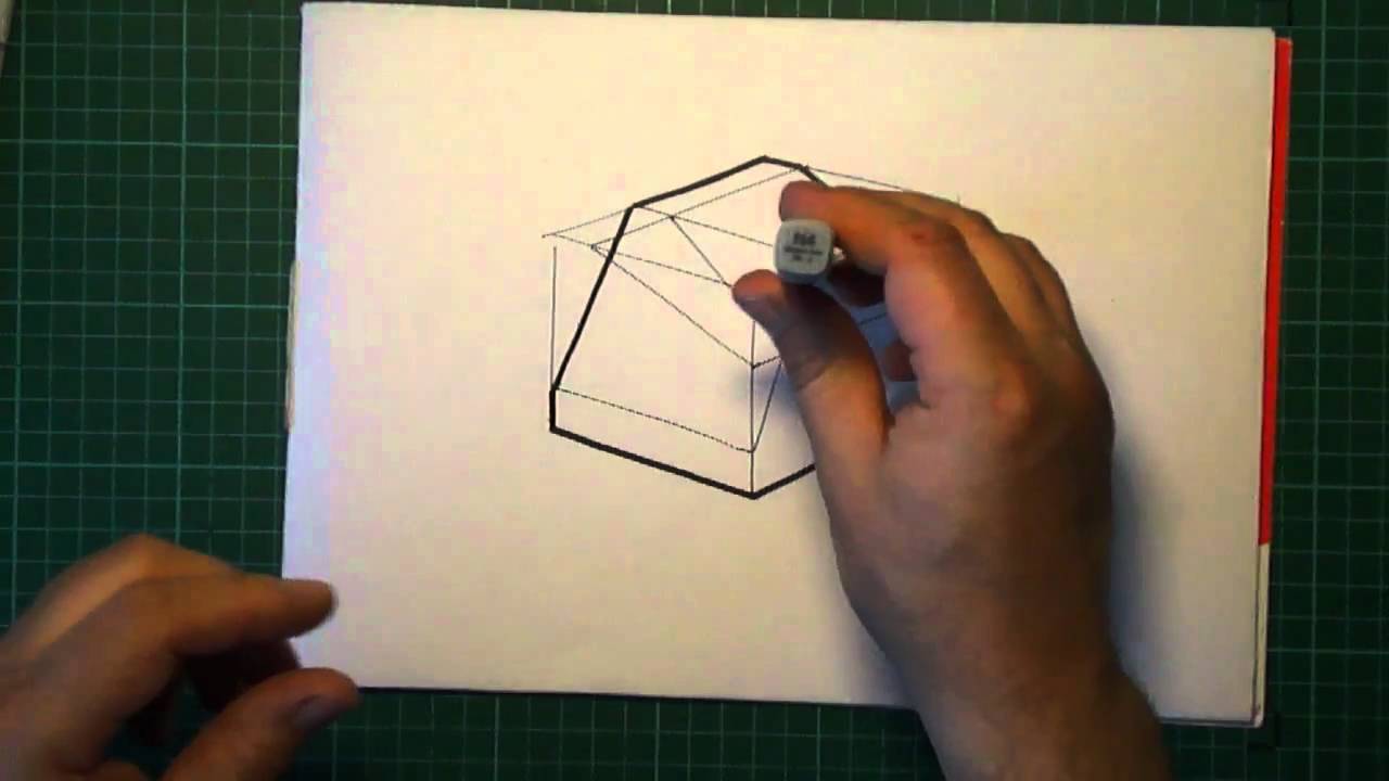 How to cut sections out of a cube - YouTube