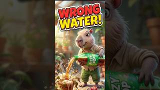 Capy Waters Plants with SODA… What Could Go Wrong? 🥤🌱😂