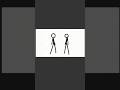 stickman short fighting #アニメーション #手描きアニメ #棒人間