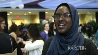 University of Minnesota students de stress with cute and cuddly animals