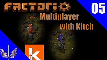 Multiplayer Factorio - Belts and Biters - With Kitch - Episode 5