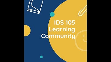 Week 2: HOMEWORK HELP-FOCUS Video: IDS 105 FOCUS Project Template Walkthrough