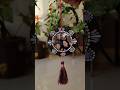 Car hanging ornaments with photo 🔔 | Mandala dots painting 🎨🖌️  | Car decor 🚗#diy #art #shorts