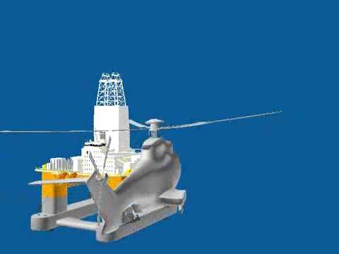 landing heli view