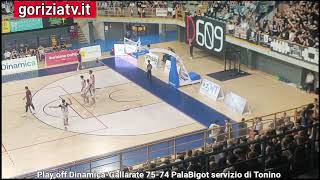 Play off Dinamica-Gallarate 75-74 PalaBigot servizio di Tonino 