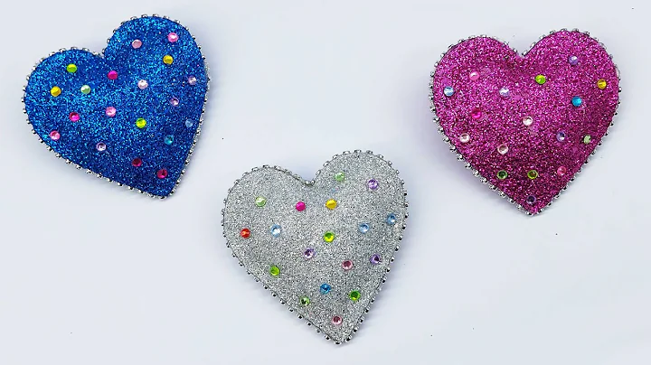 Decorazioni natalizie - DIY Christmas decor - glitter foam sheet crafts - DIY Christmas Crafts