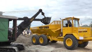 Erie steam shovel ( 101 year old ) loads Barry Cossletts Moxy ADT