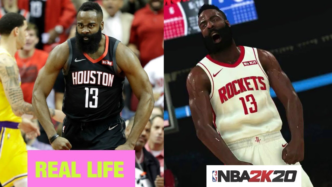 NBA 2k20 vs Real Life (face comparison) YouTube