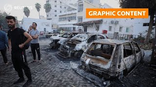 WARNING: GRAPHIC CONTENT - Outrage, blame traded after Gaza hospital strike screenshot 3
