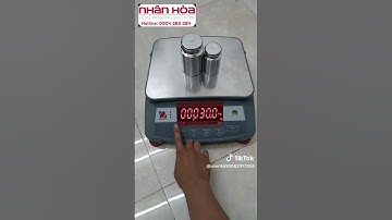 Cân điện tử R21PE hãng Ohaus - Hướng dẫn calib và hiệu chuẩn